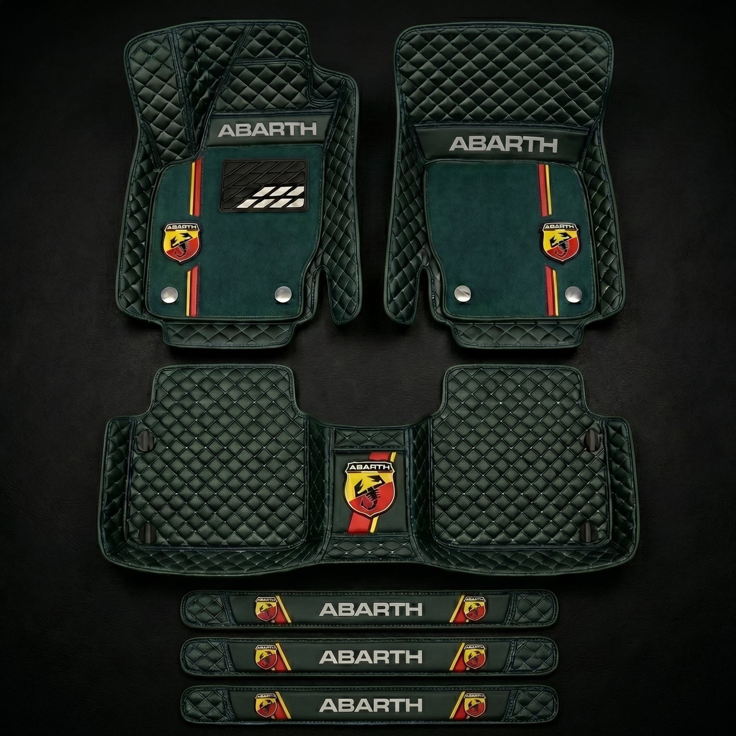 Set de covorașe auto premium, finisaj din piele – curățenie și eleganță în fiecare zi