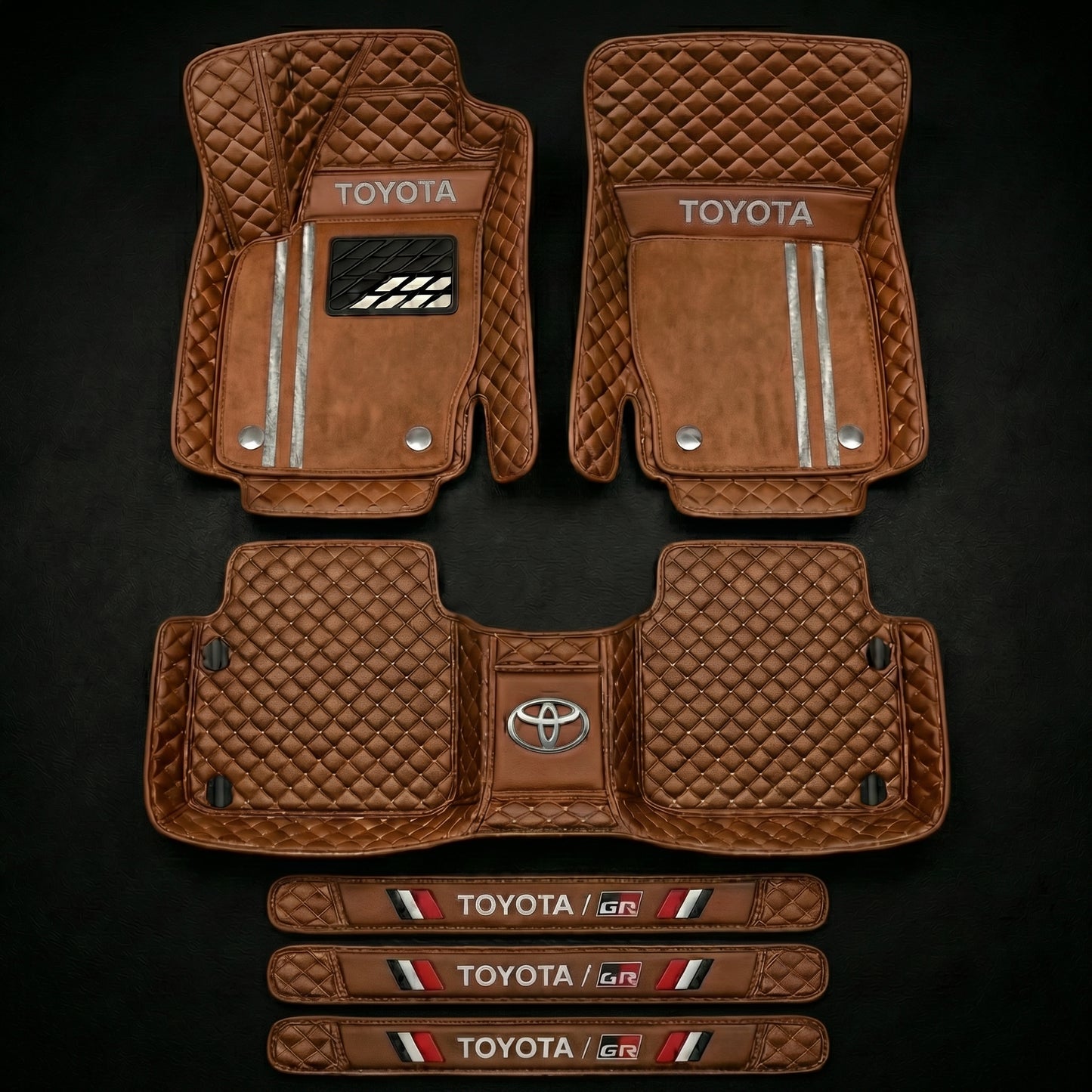 Set de covorașe auto premium, finisaj din piele – curățenie și eleganță în fiecare zi