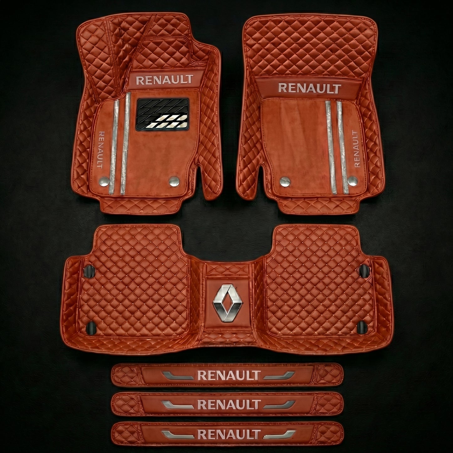 Set de covorașe auto premium, finisaj din piele – curățenie și eleganță în fiecare zi