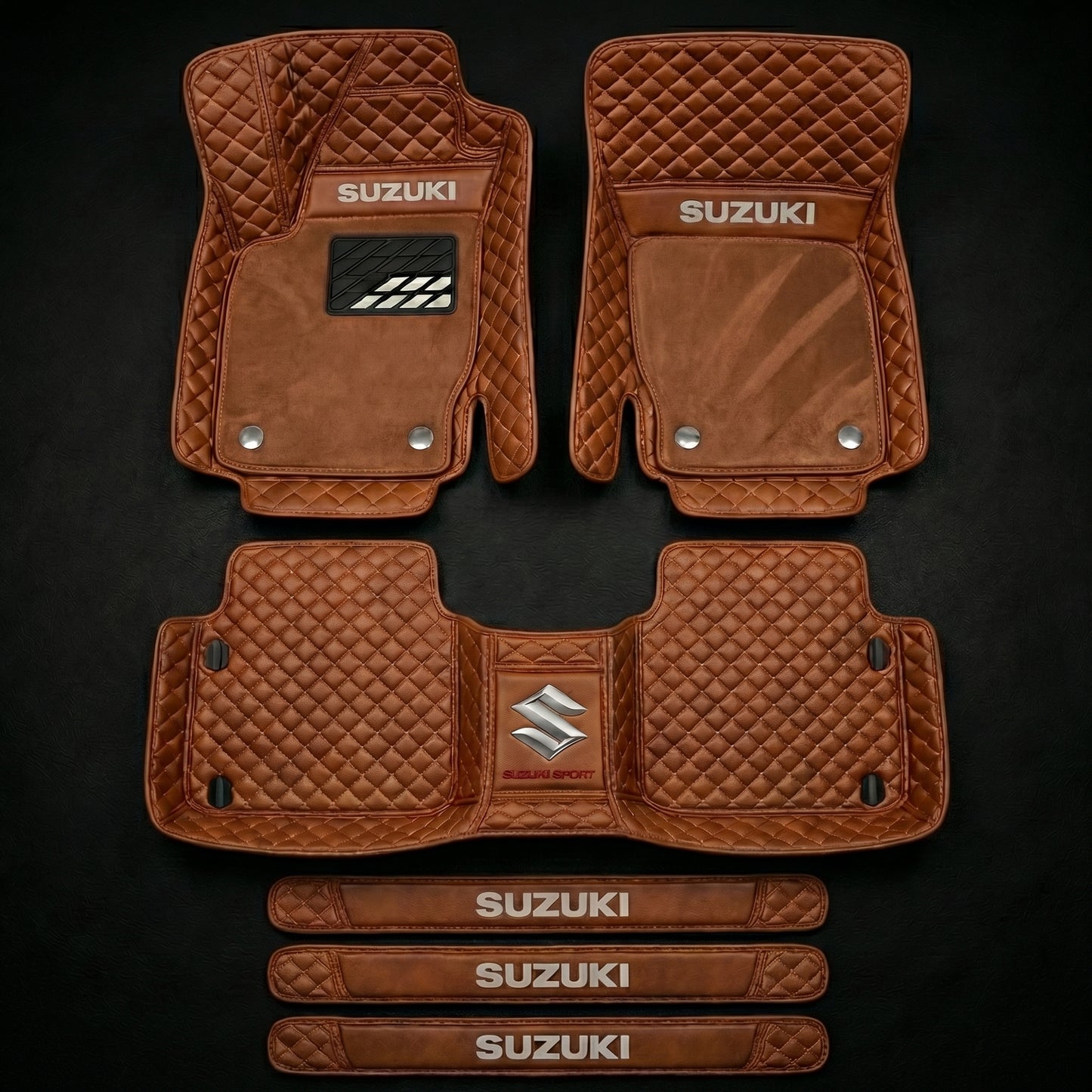 Set de covorașe auto premium, finisaj din piele – curățenie și eleganță în fiecare zi