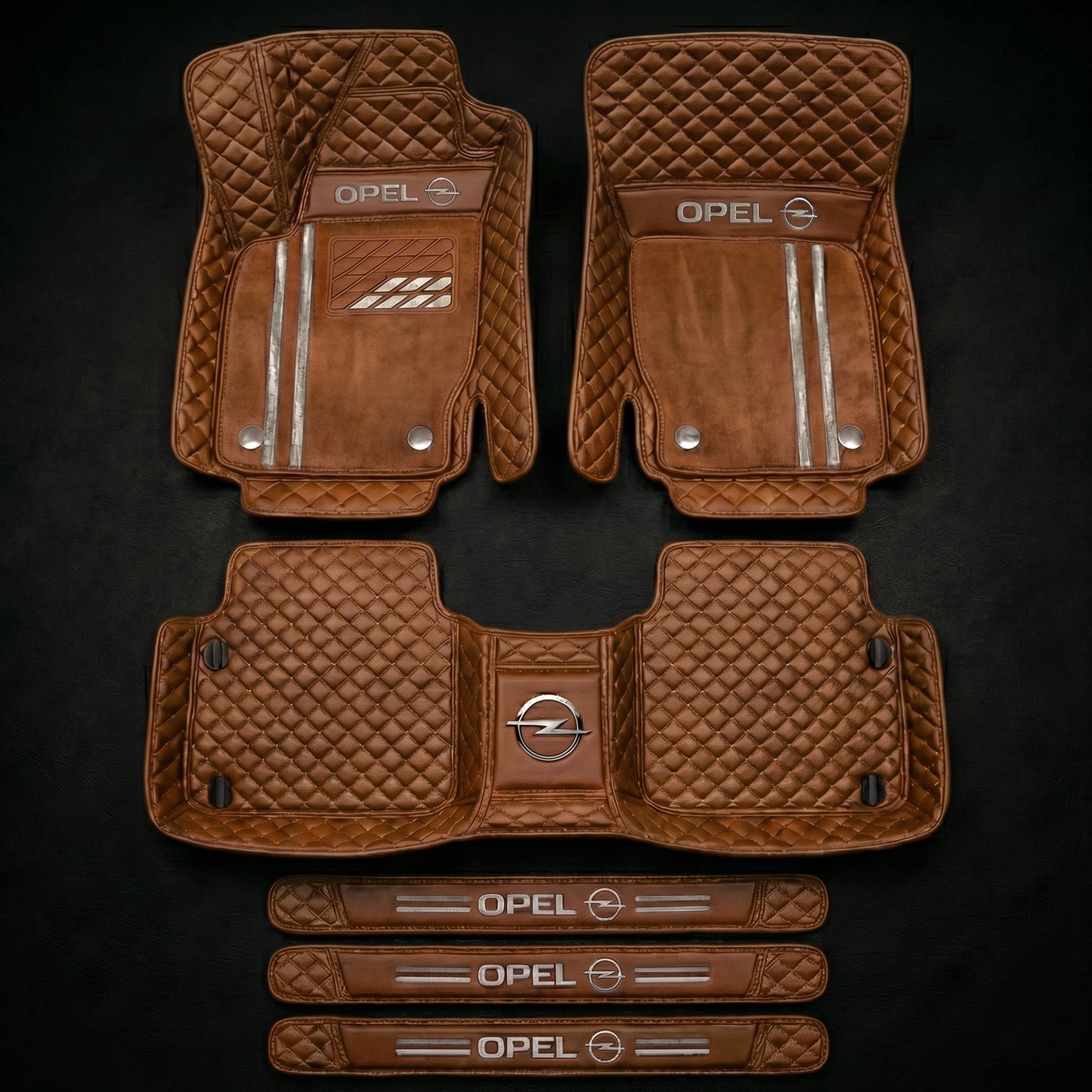 Set de covorașe auto premium, finisaj din piele – curățenie și eleganță în fiecare zi