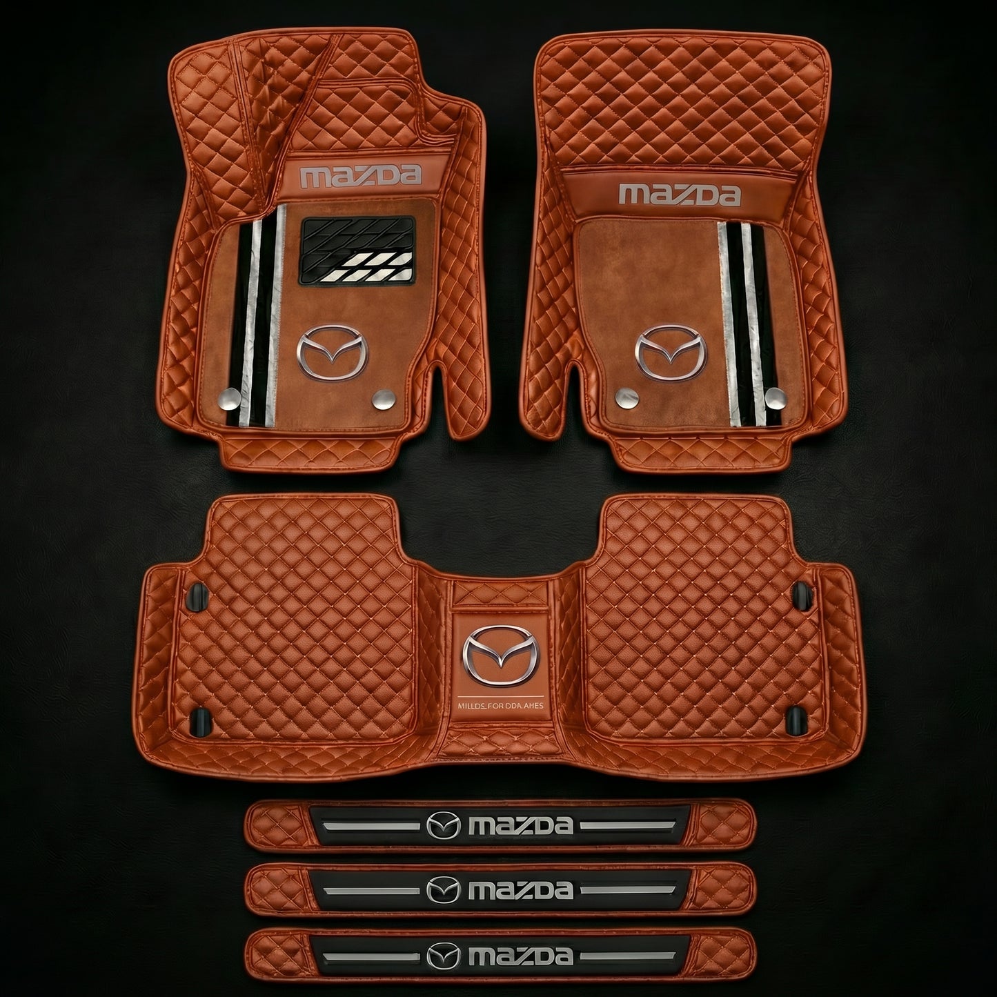 Set de covorașe auto premium, finisaj din piele – curățenie și eleganță în fiecare zi