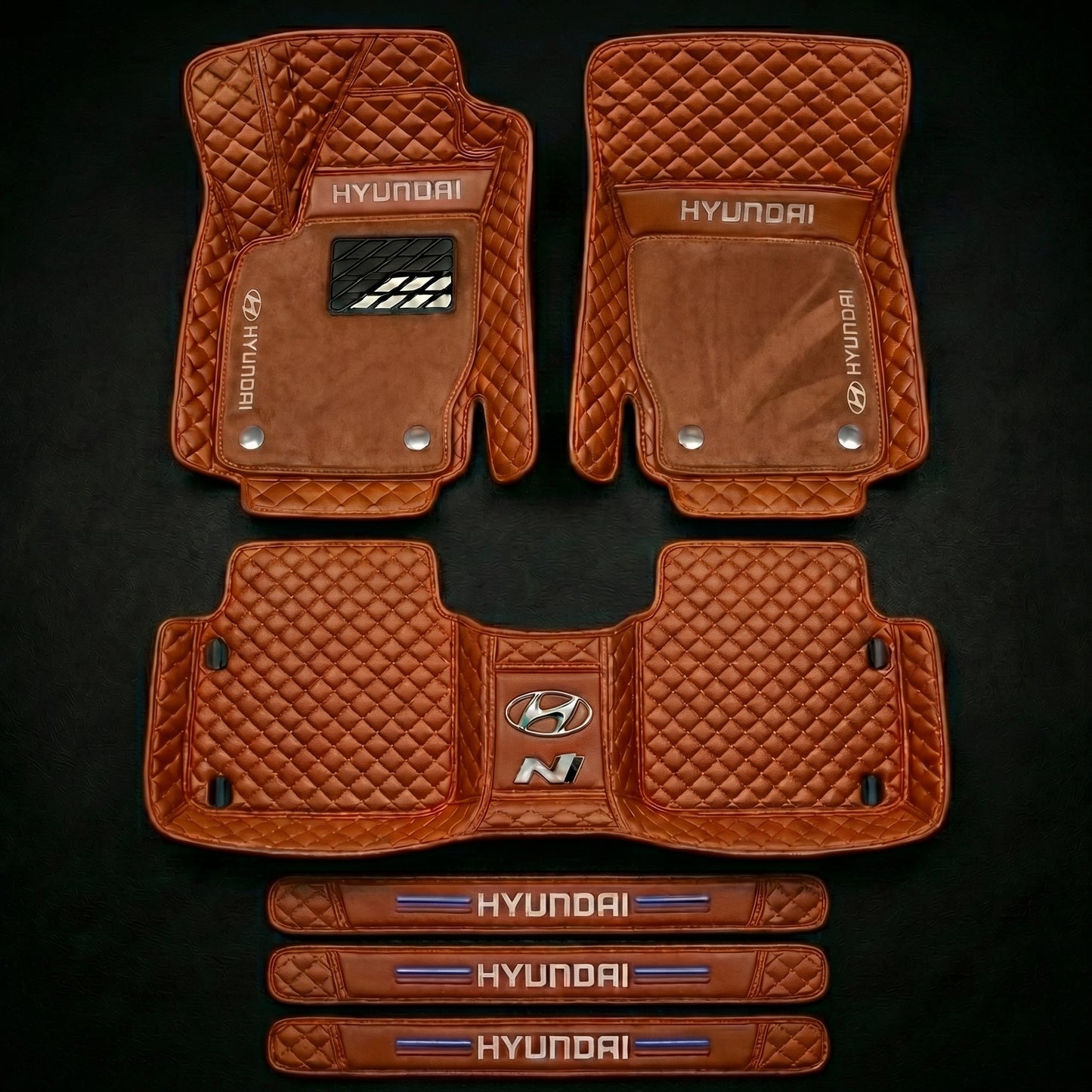 Set de covorașe auto premium, finisaj din piele – curățenie și eleganță în fiecare zi