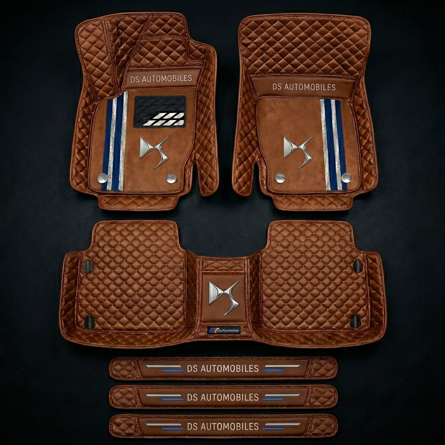 Set de covorașe auto premium, finisaj din piele – curățenie și eleganță în fiecare zi