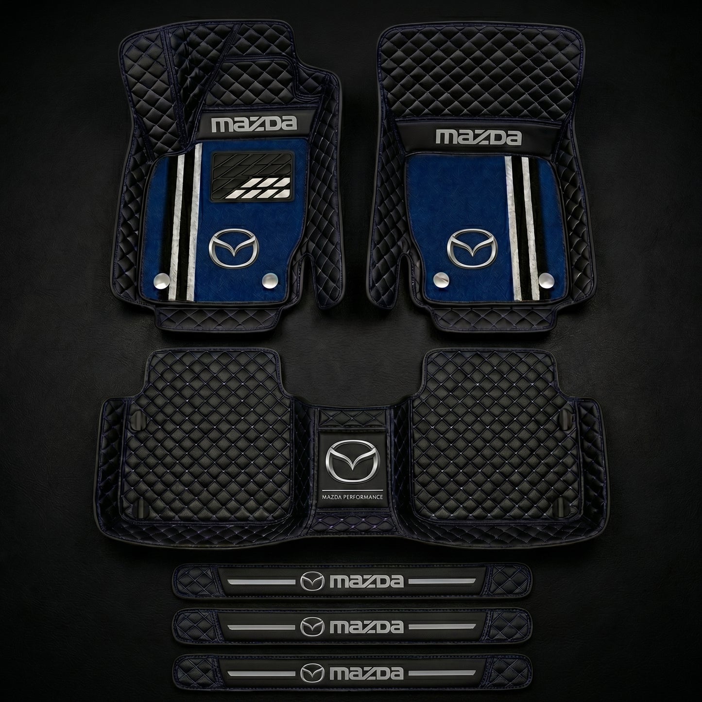 Set de covorașe auto premium, finisaj din piele – curățenie și eleganță în fiecare zi