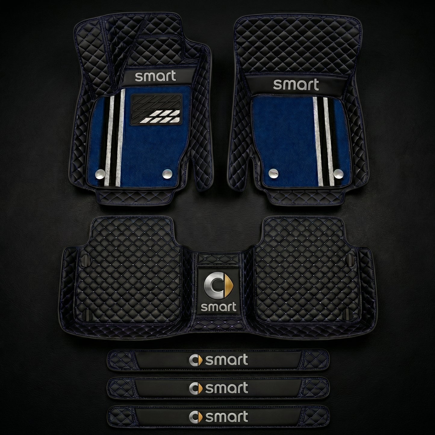 Set de covorașe auto premium, finisaj din piele – curățenie și eleganță în fiecare zi