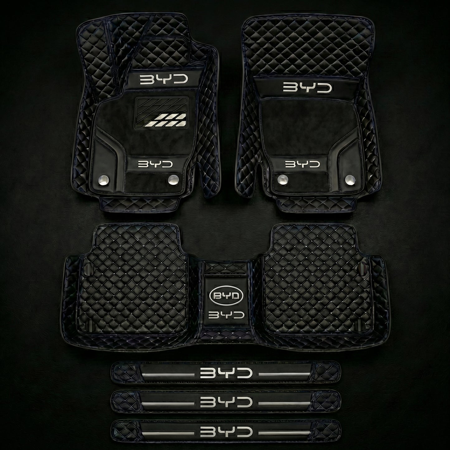 Set de covorașe auto premium, finisaj din piele – curățenie și eleganță în fiecare zi