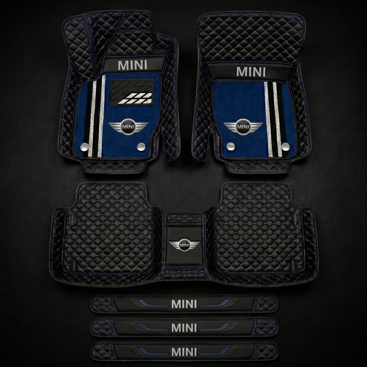 Set de covorașe auto premium, finisaj din piele – curățenie și eleganță în fiecare zi