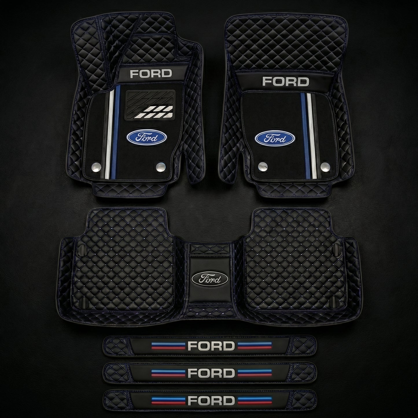 Set de covorașe auto premium, finisaj din piele – curățenie și eleganță în fiecare zi