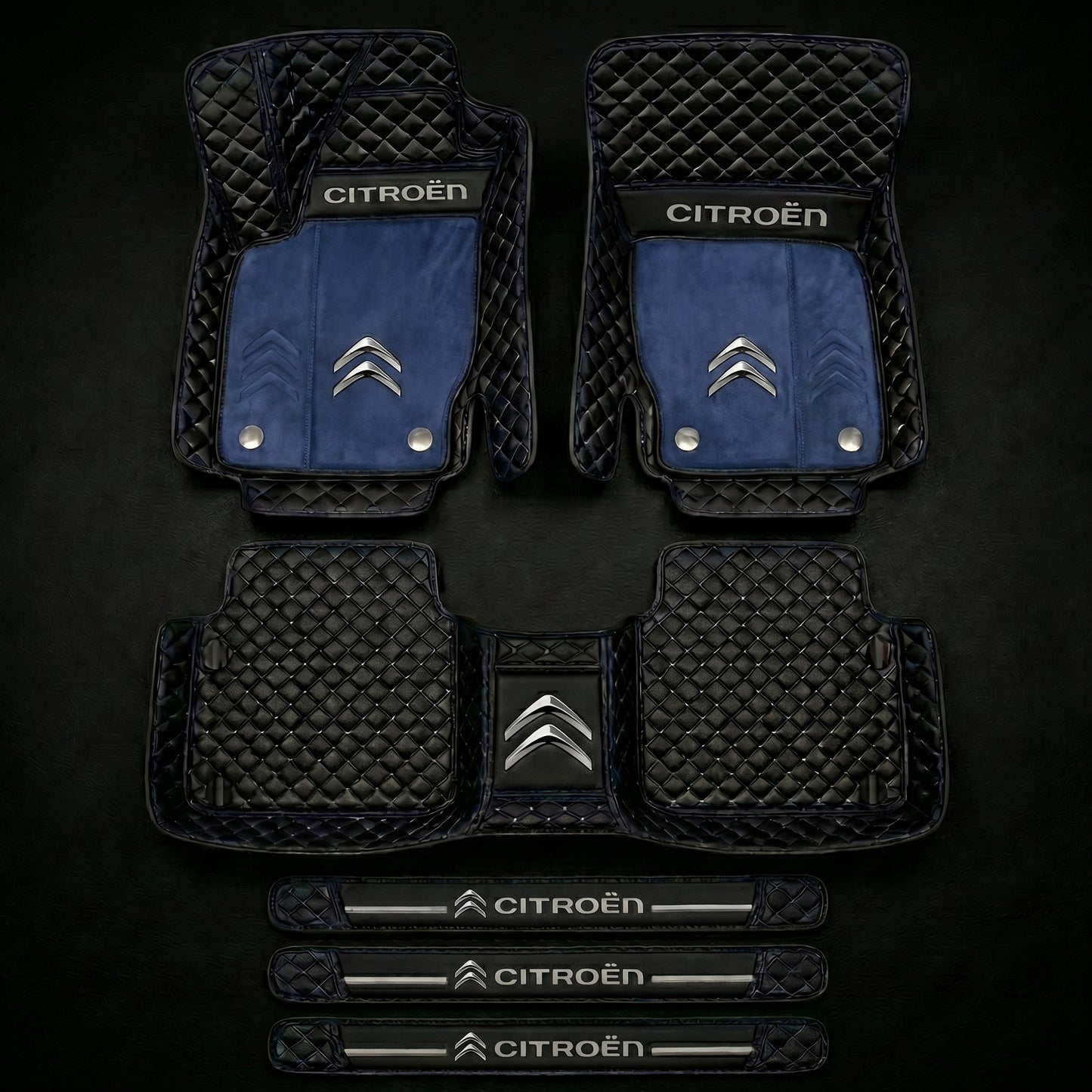 Set de covorașe auto premium, finisaj din piele – curățenie și eleganță în fiecare zi