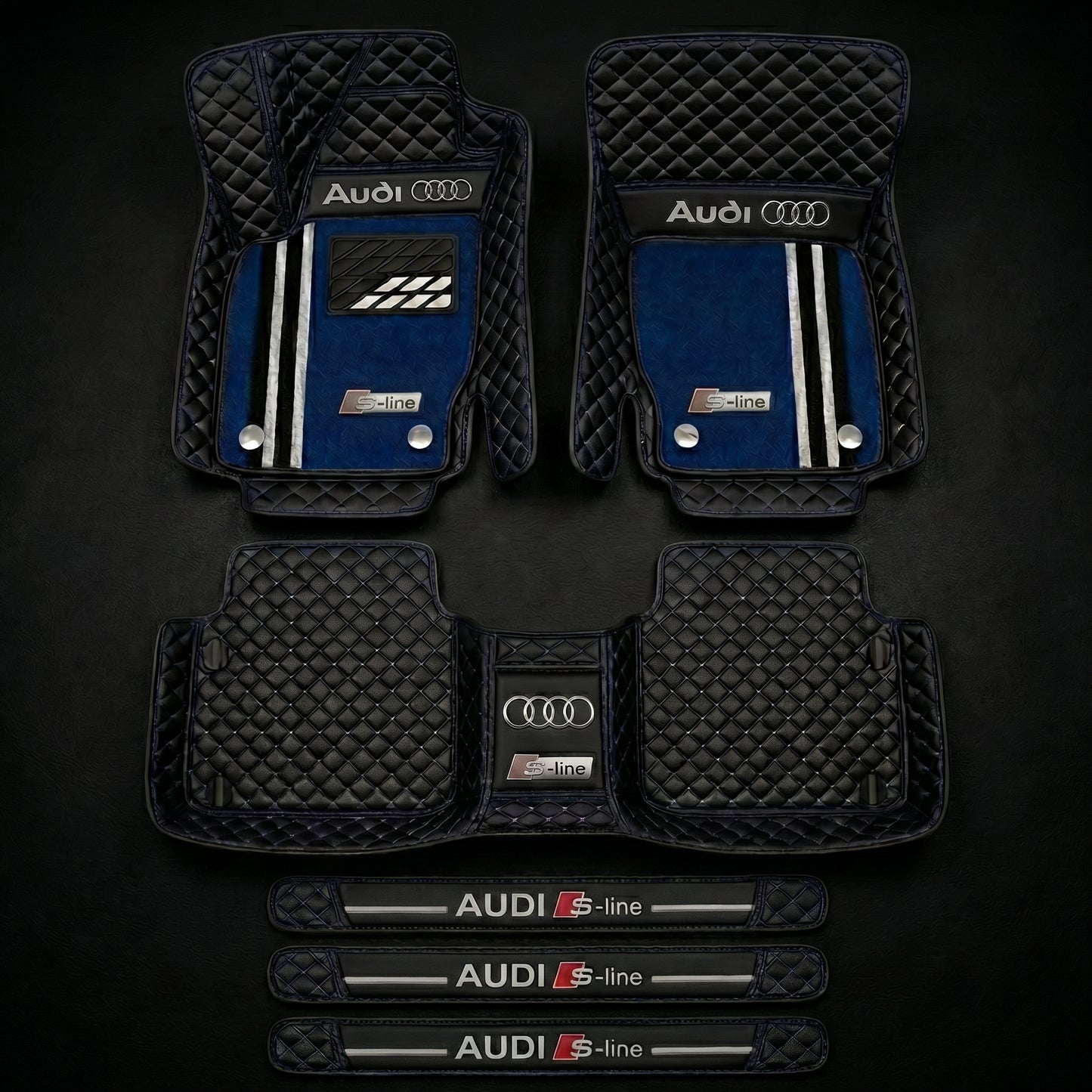 Set de covorașe auto premium, finisaj din piele – curățenie și eleganță în fiecare zi