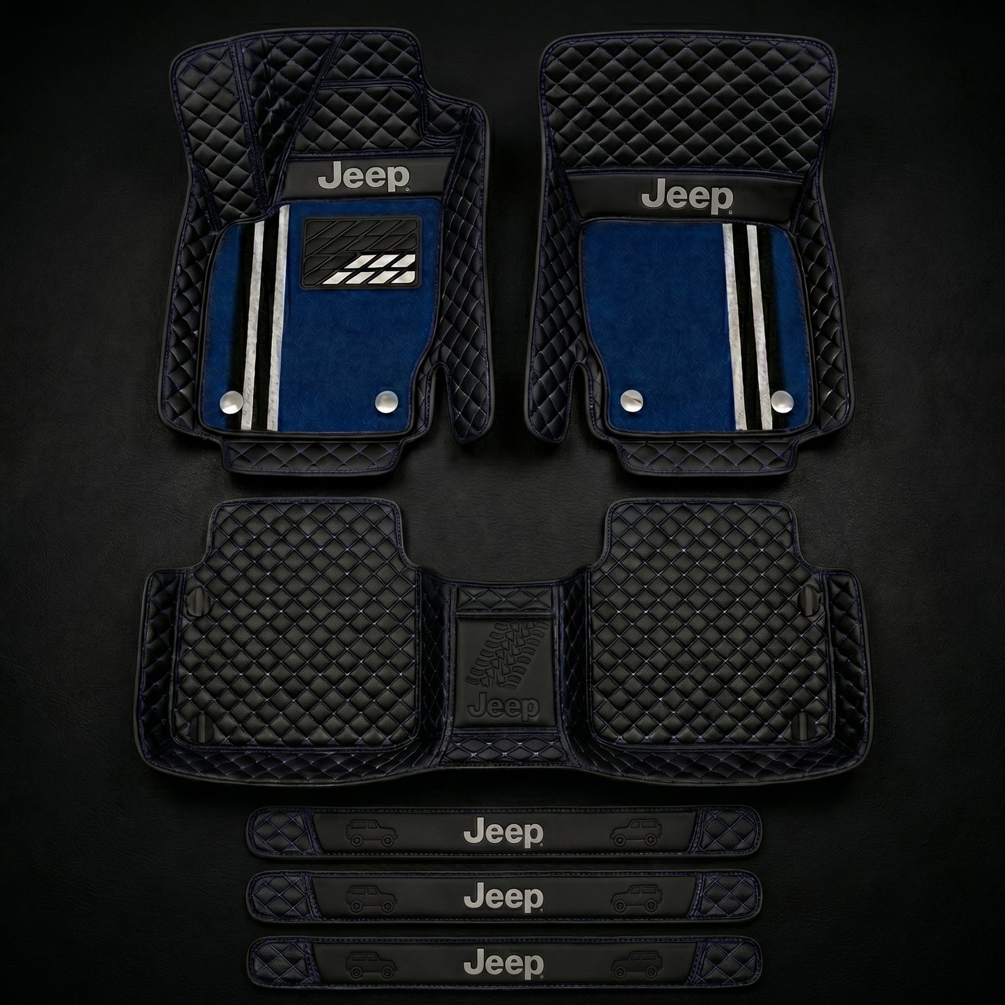 Set de covorașe auto premium, finisaj din piele – curățenie și eleganță în fiecare zi