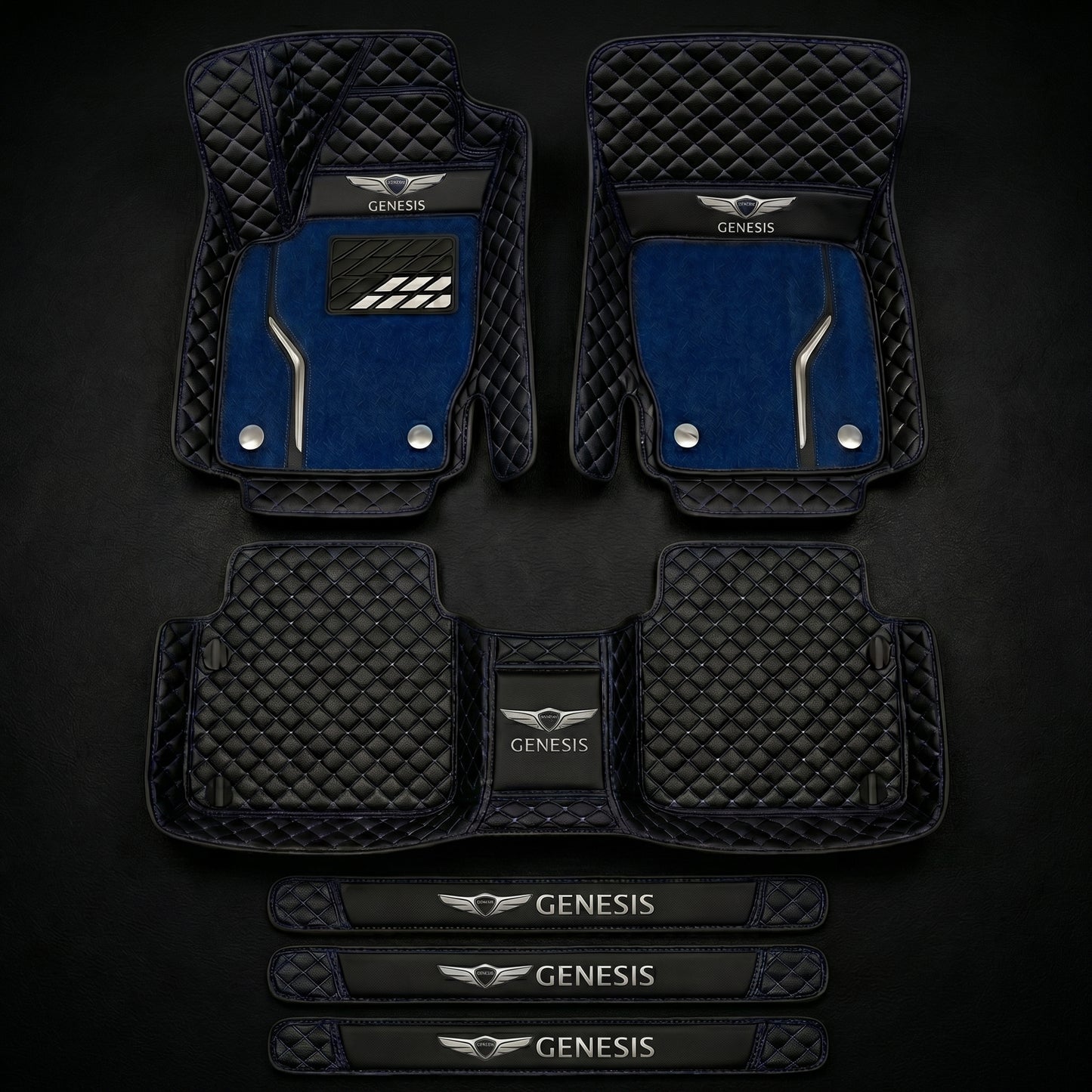 Set de covorașe auto premium, finisaj din piele – curățenie și eleganță în fiecare zi