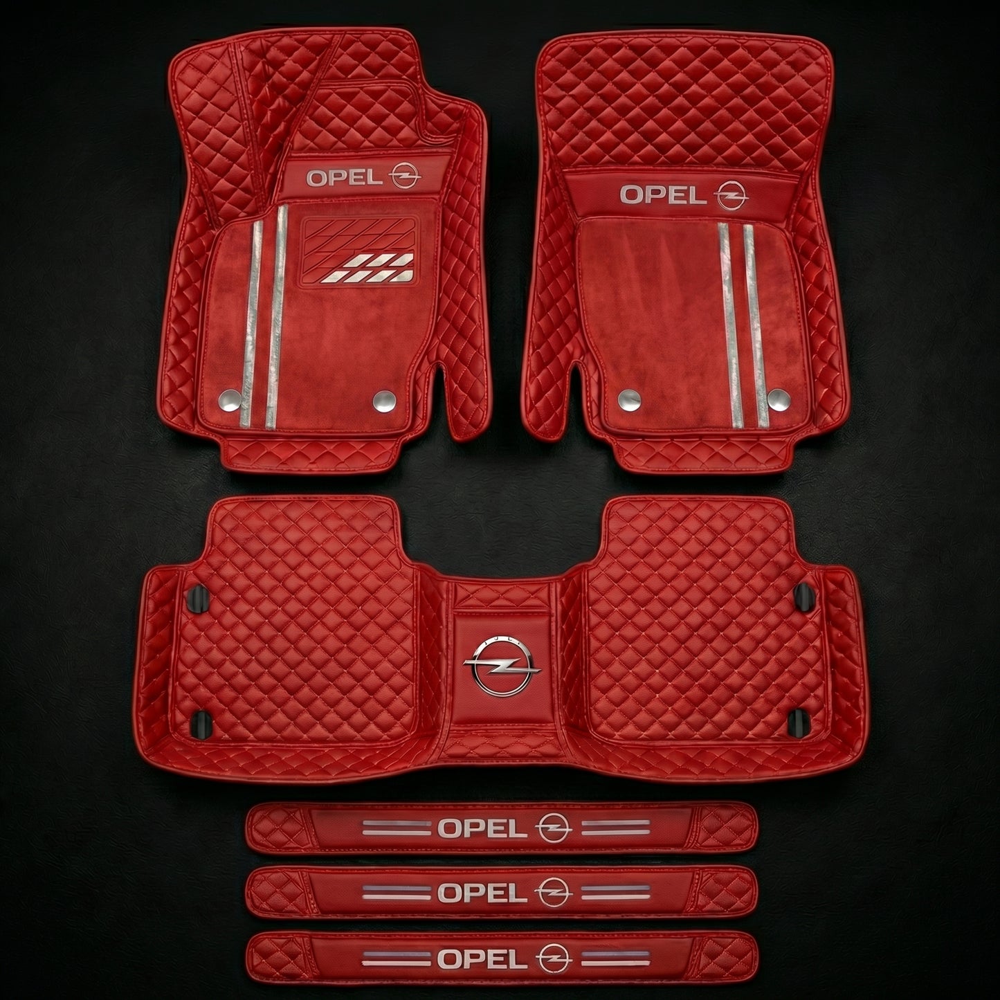 Set de covorașe auto premium, finisaj din piele – curățenie și eleganță în fiecare zi