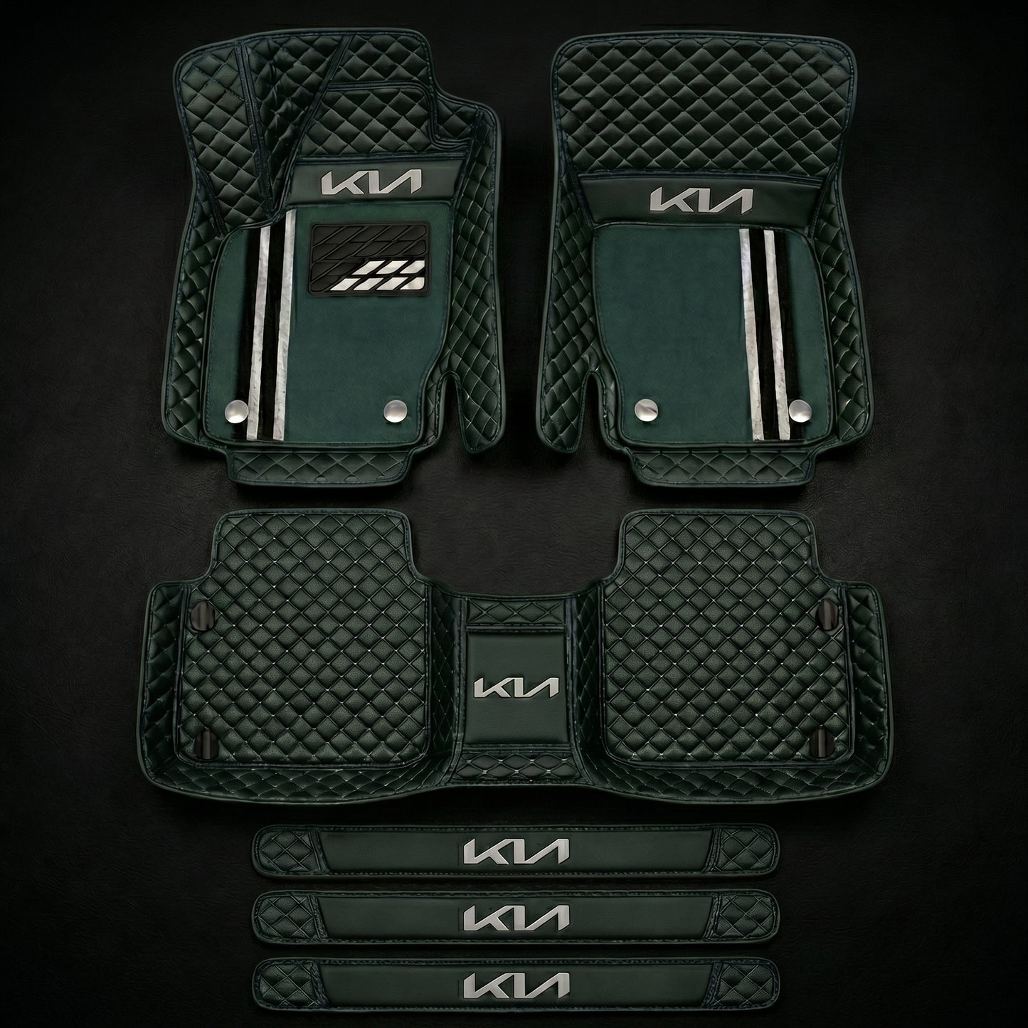 Set de covorașe auto premium, finisaj din piele – curățenie și eleganță în fiecare zi