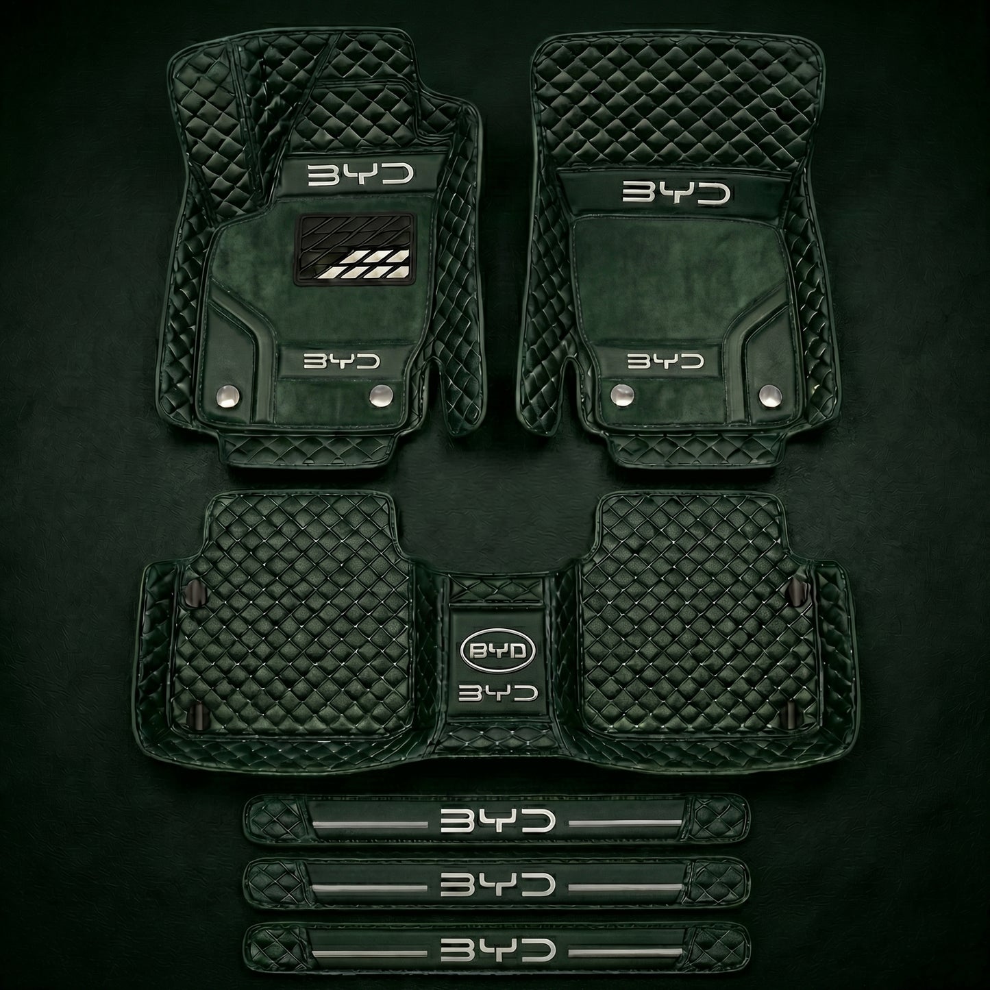 Set de covorașe auto premium, finisaj din piele – curățenie și eleganță în fiecare zi