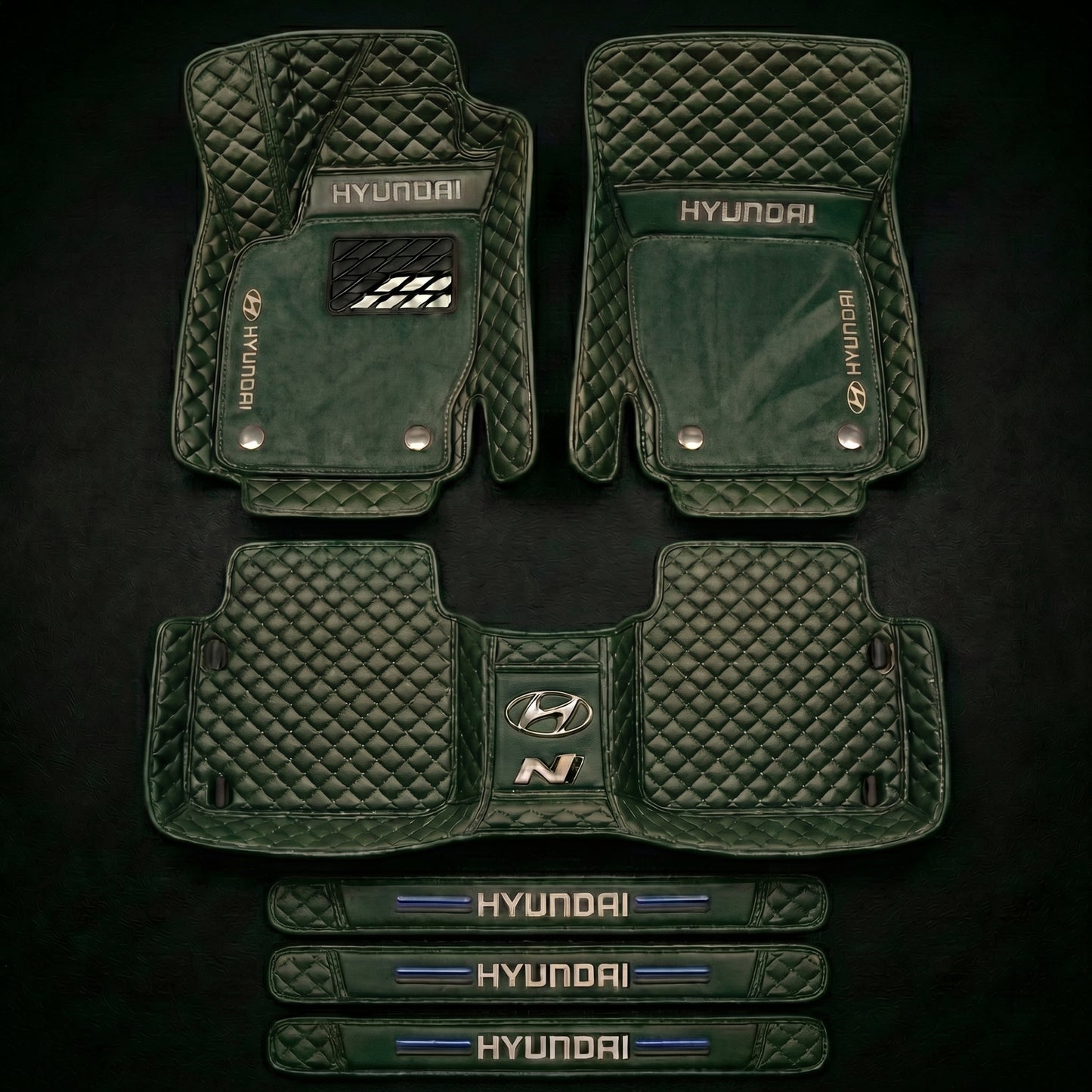 Set de covorașe auto premium, finisaj din piele – curățenie și eleganță în fiecare zi