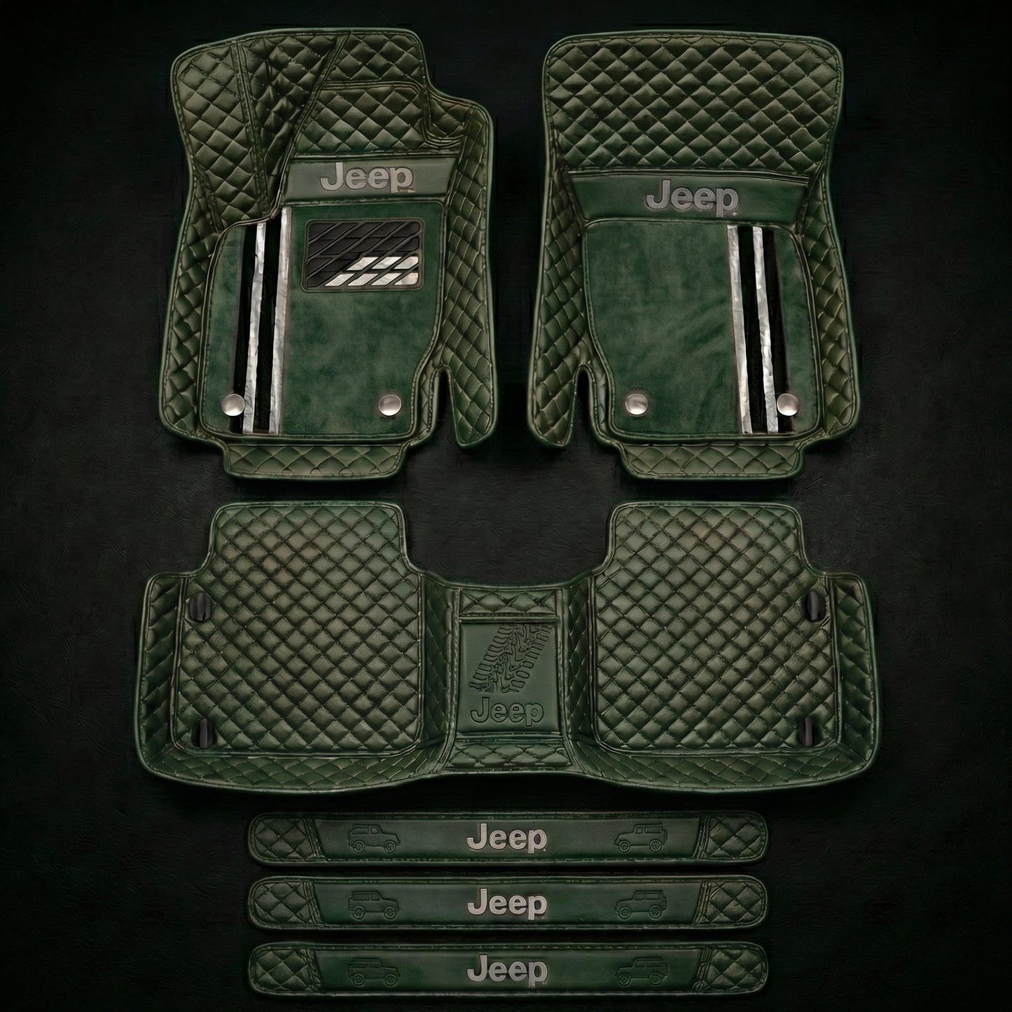 Set de covorașe auto premium, finisaj din piele – curățenie și eleganță în fiecare zi