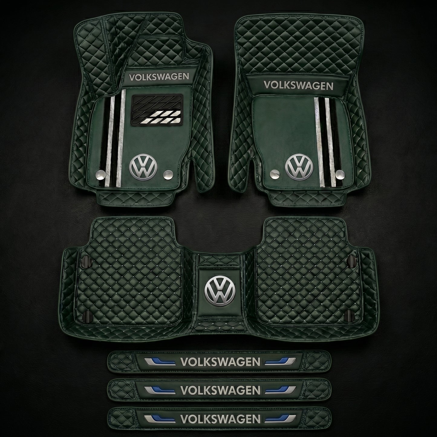 Set de covorașe auto premium, finisaj din piele – curățenie și eleganță în fiecare zi