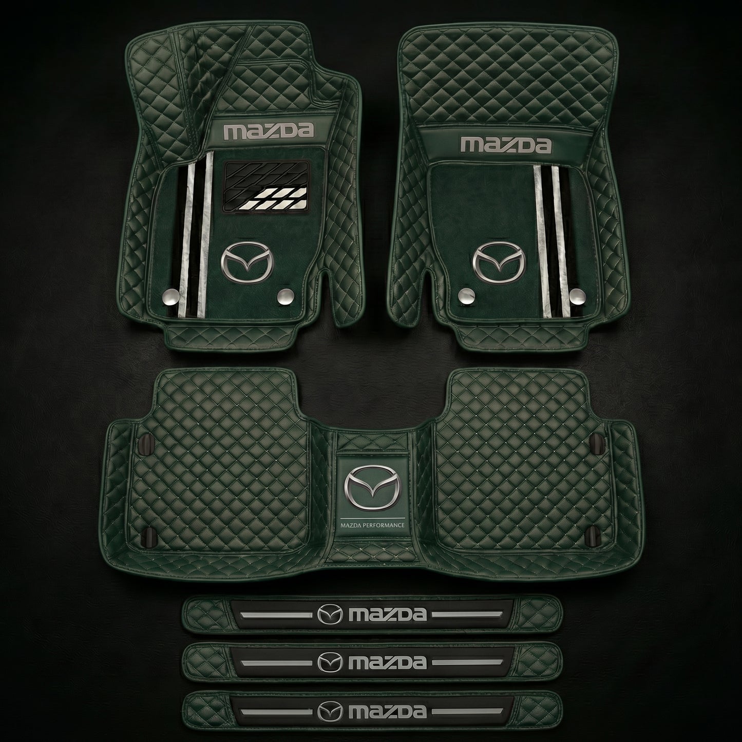 Set de covorașe auto premium, finisaj din piele – curățenie și eleganță în fiecare zi