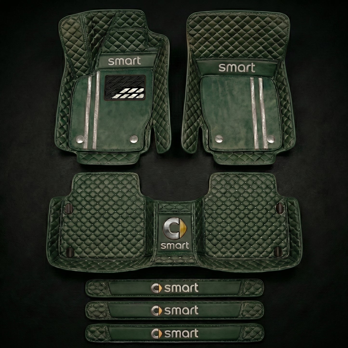 Set de covorașe auto premium, finisaj din piele – curățenie și eleganță în fiecare zi