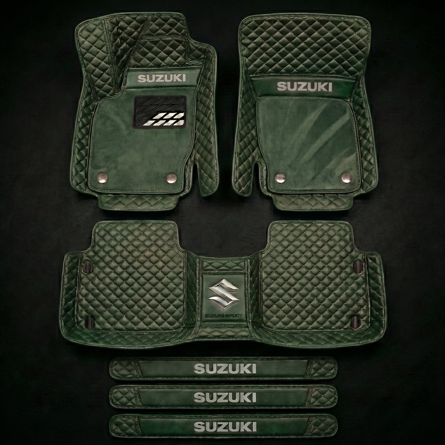 Set de covorașe auto premium, finisaj din piele – curățenie și eleganță în fiecare zi