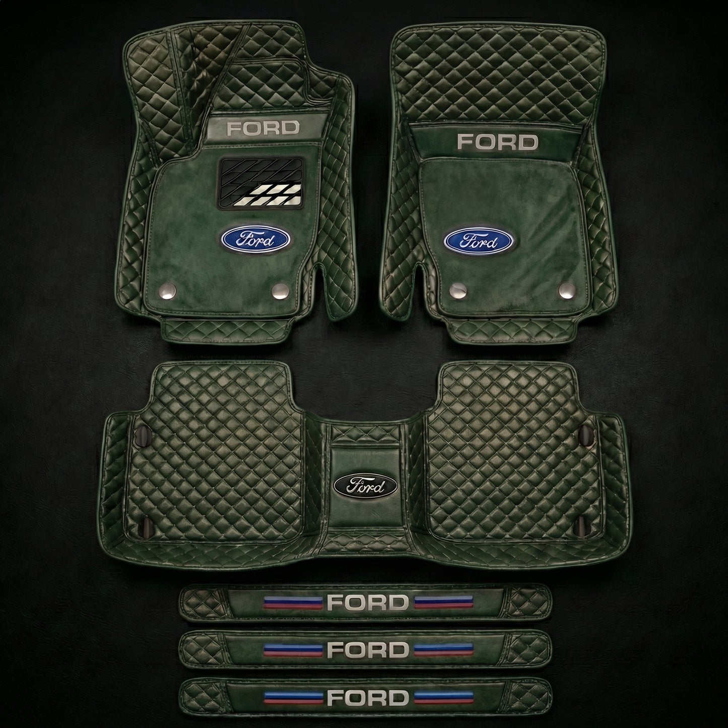 Set de covorașe auto premium, finisaj din piele – curățenie și eleganță în fiecare zi