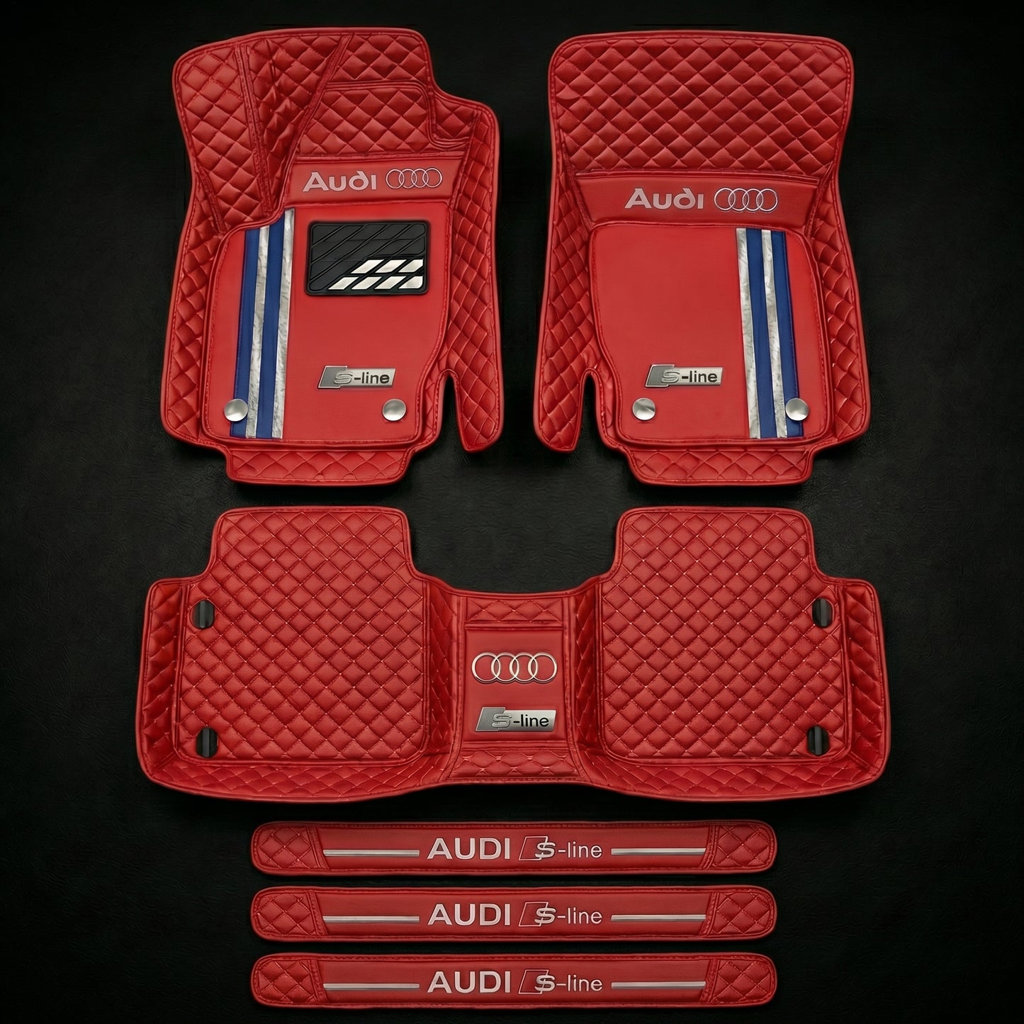 Set de covorașe auto premium, finisaj din piele – curățenie și eleganță în fiecare zi