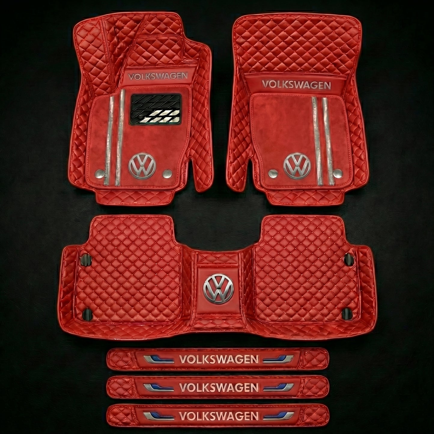 Set de covorașe auto premium, finisaj din piele – curățenie și eleganță în fiecare zi