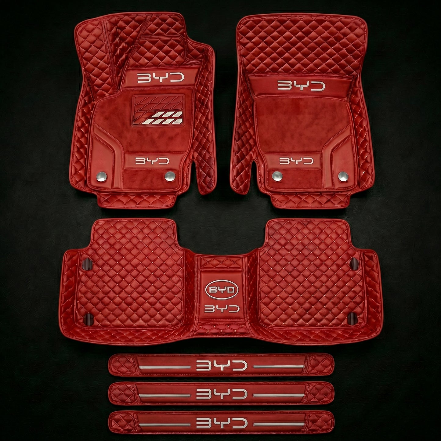 Set de covorașe auto premium, finisaj din piele – curățenie și eleganță în fiecare zi