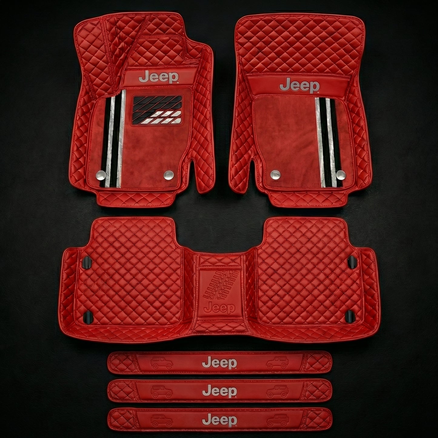 Set de covorașe auto premium, finisaj din piele – curățenie și eleganță în fiecare zi