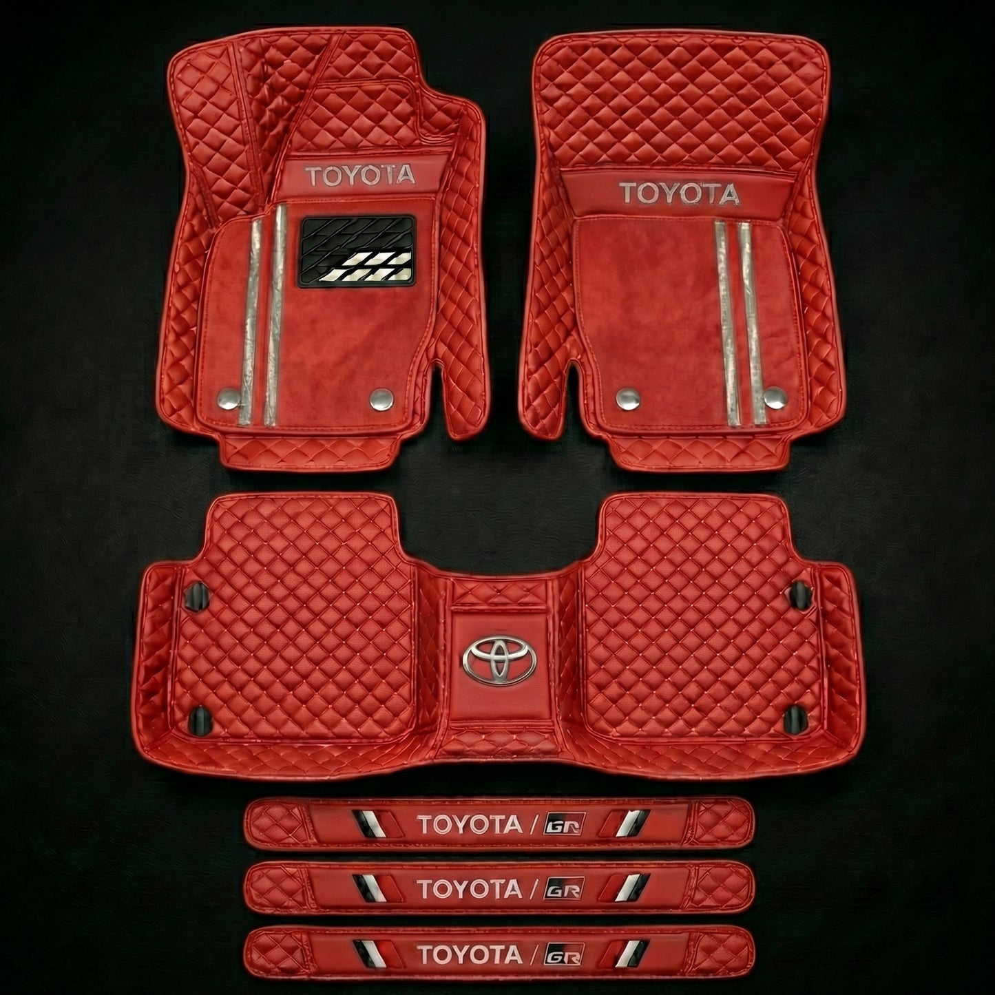 Set de covorașe auto premium, finisaj din piele – curățenie și eleganță în fiecare zi