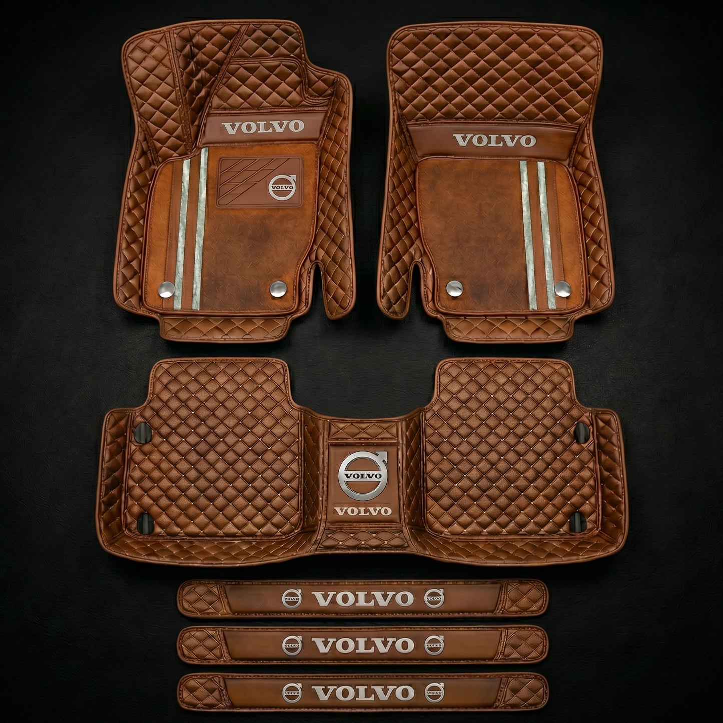 Set de covorașe auto premium, finisaj din piele – curățenie și eleganță în fiecare zi