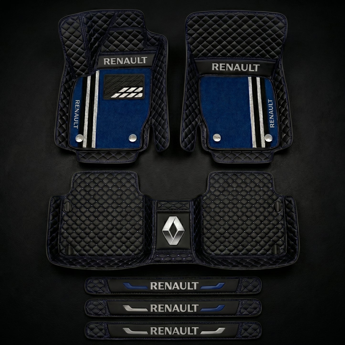 Set de covorașe auto premium, finisaj din piele – curățenie și eleganță în fiecare zi