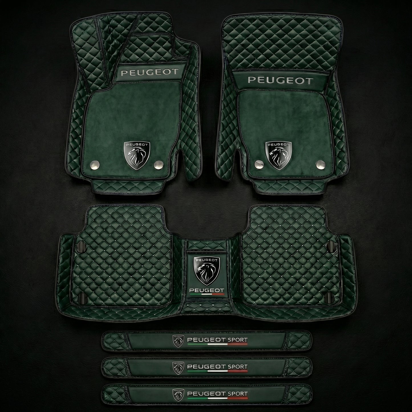 Set de covorașe auto premium, finisaj din piele – curățenie și eleganță în fiecare zi