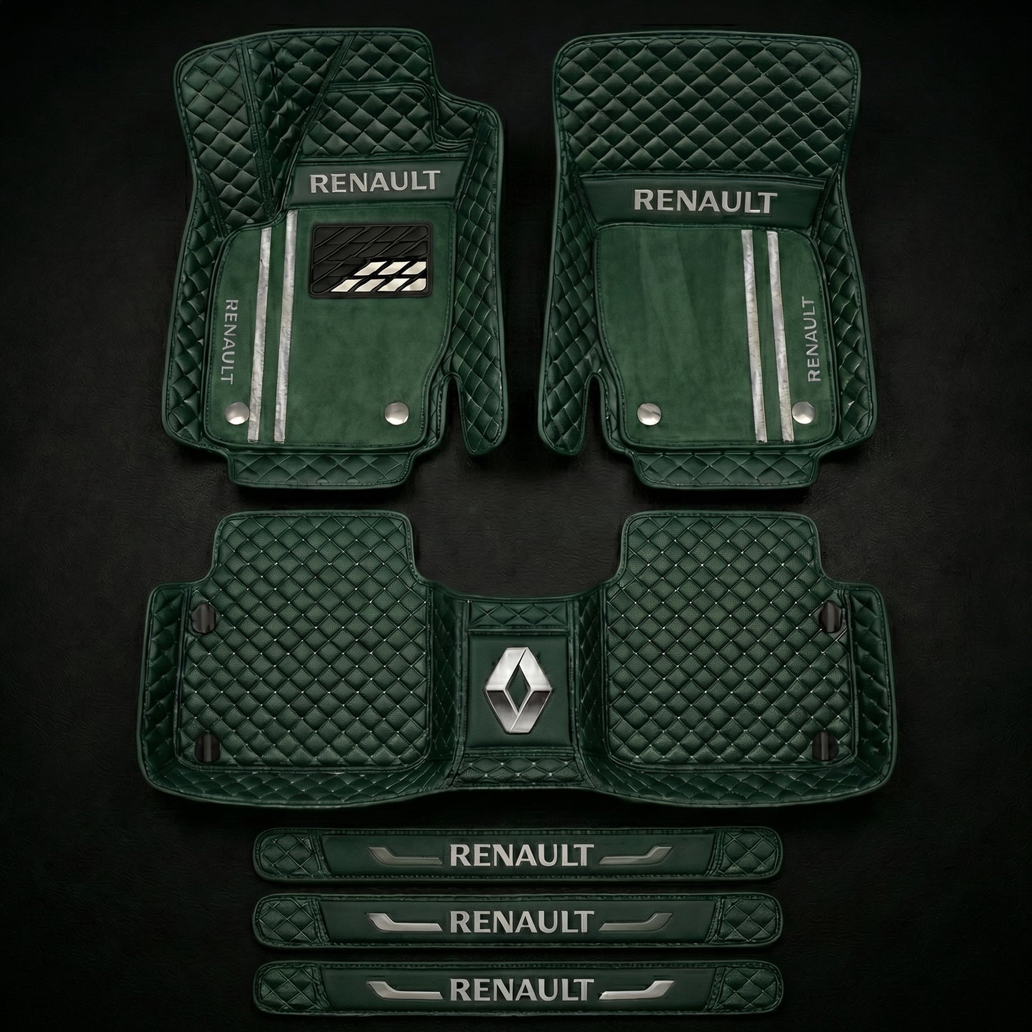 Set de covorașe auto premium, finisaj din piele – curățenie și eleganță în fiecare zi