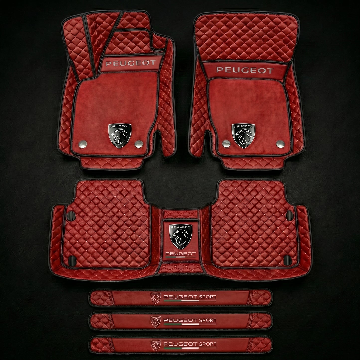 Set de covorașe auto premium, finisaj din piele – curățenie și eleganță în fiecare zi