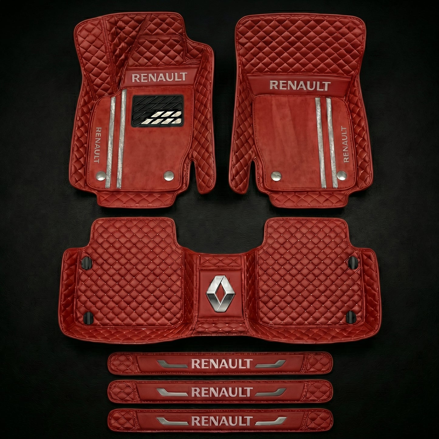 Set de covorașe auto premium, finisaj din piele – curățenie și eleganță în fiecare zi